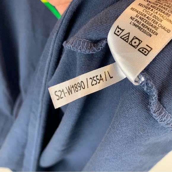 Life Is Good Love Pride Rainbow Logo Blue Tee T-Shirt Women's sz L - Picture 6 of 7